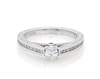 Thumbnail Image 1 of Previously Owned Oval-Cut Diamond Engagement Ring 1/2 ct tw 14K White Gold Size 7