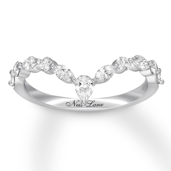 Previously Owned Neil Lane Diamond Wedding Band 5/8 ct tw 14K White Gold