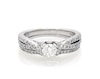 Thumbnail Image 1 of Previously Owned Diamond Bridal Set 3/4 ct tw Round-cut 14K White Gold Size 6