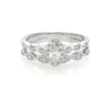 Thumbnail Image 1 of Previously Owned Marquise & Round Diamond Bridal Set 1/3 ct tw 10K White Gold Size 5