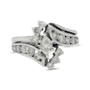 Thumbnail Image 1 of Previously Owned Marquise-Cut Diamond Bridal Set 7/8 ct tw 14K White Gold Size 5.25
