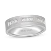 Thumbnail Image 1 of Previously Owned Neil Lane Men's Diamond Wedding Band 1/5 ct tw Round-cut 14K White Gold