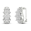 Thumbnail Image 1 of Previously Owned KAY Lab-Grown Diamonds Hoop Earrings 2 ct tw 14K White Gold