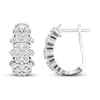 Thumbnail Image 2 of Previously Owned KAY Lab-Grown Diamonds Hoop Earrings 2 ct tw 14K White Gold
