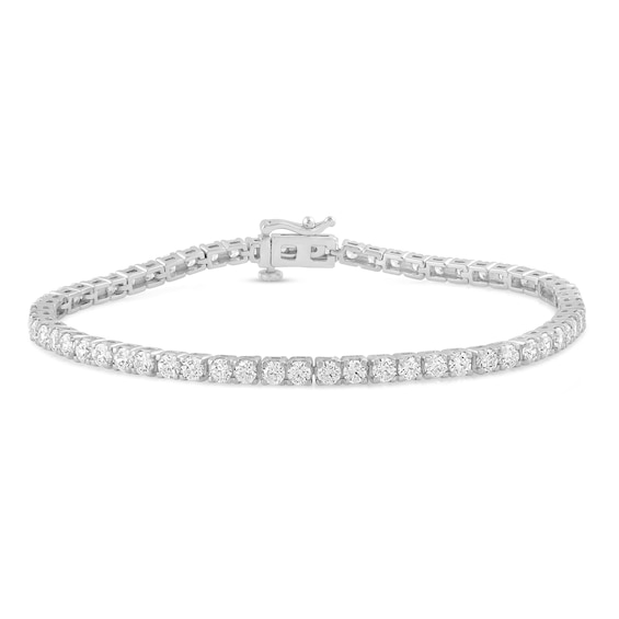 Previously Owned Lab-Created Diamonds by KAY Bracelet 5 ct tw 14K White Gold 7.25"