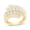Thumbnail Image 1 of Previously Owned  KAY Lab-Grown Diamonds Multi-Row Bypass Ring 2-1/2 ct tw 14K Yellow Gold