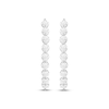 Thumbnail Image 2 of Previously Owned KAY Lab-Grown Diamonds Oval Hoop Earrings 1-1/2 ct tw 14K White Gold