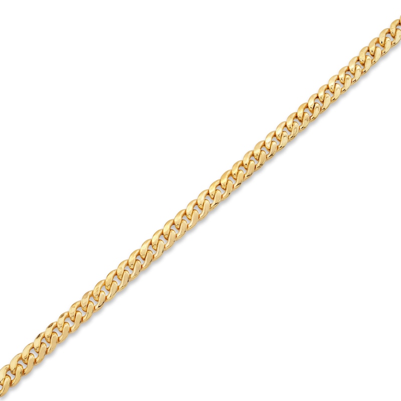 Main Image 2 of Previously Owned Cuban Chain Bracelet Semi-Solid 10K Yellow Gold 8.5"