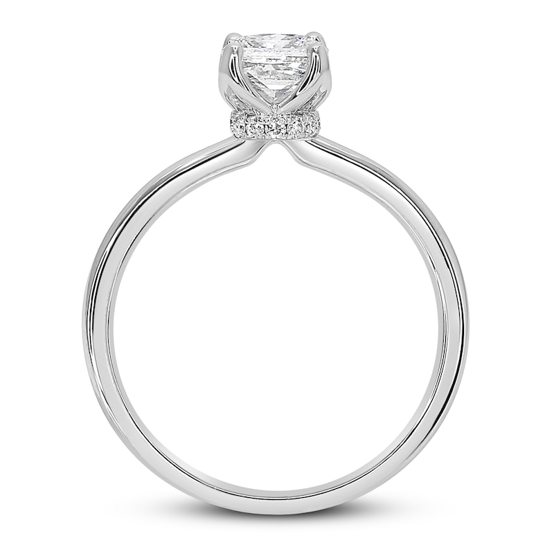 Main Image 3 of Previously Owned Diamond Solitaire GIA-graded Engagement Ring 3/4 ct tw Round-cut 18K White Gold (I/VS2)