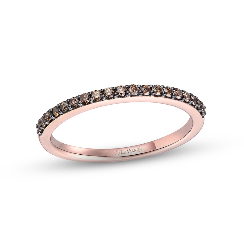 Main Image 1 of Previously Owned Le Vian Diamond Stacking Ring 1/5 ct tw Diamonds 14K Strawberry Gold