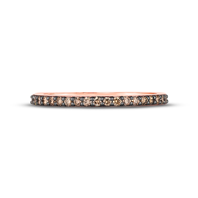 Main Image 2 of Previously Owned Le Vian Diamond Stacking Ring 1/5 ct tw Diamonds 14K Strawberry Gold