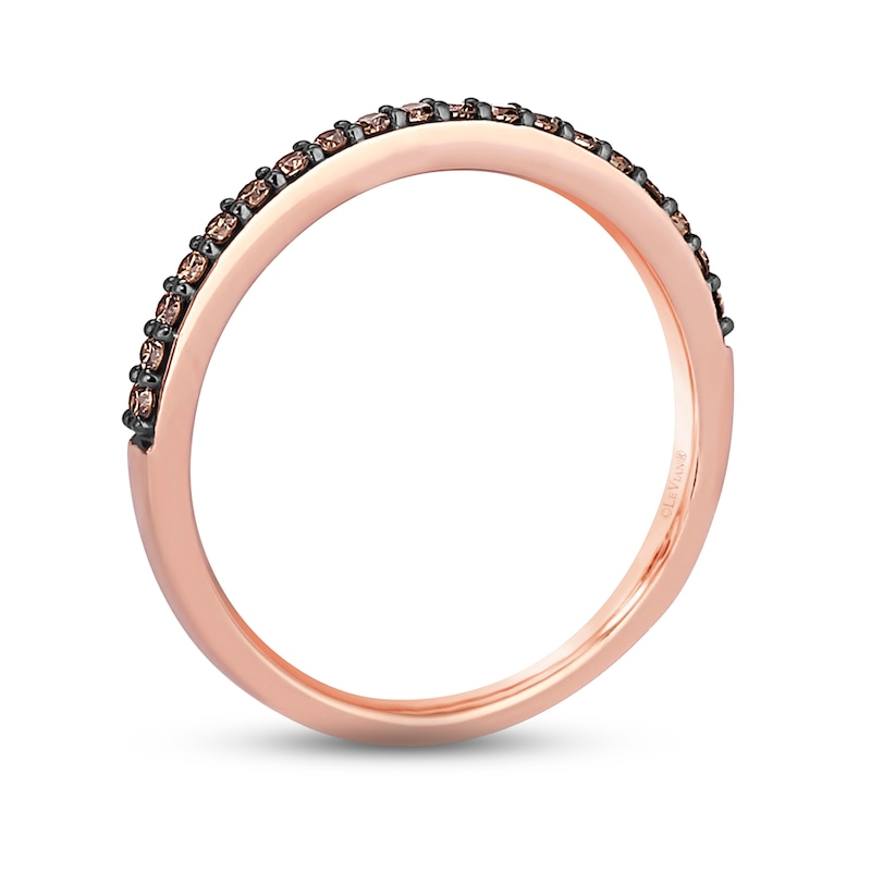 Main Image 3 of Previously Owned Le Vian Diamond Stacking Ring 1/5 ct tw Diamonds 14K Strawberry Gold