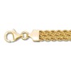 Thumbnail Image 2 of Previously Owned Italian Multi Strand Rope Bracelet Solid 14K Yellow Gold 7.5"