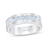 Thumbnail Image 0 of Previously Owned Men's THE LEO First Light Diamond Wedding Band 3/4 ct tw 14K White Gold