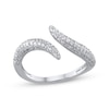 Thumbnail Image 1 of Previously Owned Diamond Bypass Deconstructed Ring 1/2 ct tw 10K White Gold