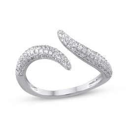Previously Owned Diamond Bypass Deconstructed Ring 1/2 ct tw 10K White Gold