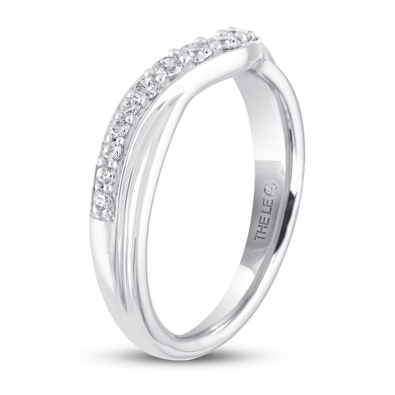 Main Image 2 of Previously Owned THE LEO Diamond Enhancer Ring 1/3 ct tw Round-cut 14K White Gold