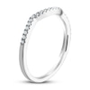 Thumbnail Image 2 of Previously Owned Diamond Wedding Band 1/8 ct tw 14K White Gold