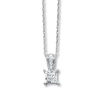 Thumbnail Image 1 of Previously Owned Radiant Reflections 3/8 ct tw Diamonds 10K White Gold Necklace