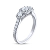 Thumbnail Image 2 of Previously Owned Memories Moments Magic Round-Cut Diamond Three-Stone Engagement Ring 1/2 ct tw 14K White Gold