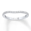 Thumbnail Image 1 of Previously Owned THE LEO Diamond Wedding Band 1/5 ct tw Round-cut 14K White Gold