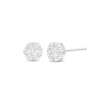Thumbnail Image 1 of Previously Owned THE LEO Diamond Flower Stud Earrings 1/2 ct tw 14K White Gold