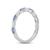 Thumbnail Image 2 of Previously Owned Neil Lane Tanzanite & Diamond Anniversary Ring 1/6 ct tw 14K White Gold