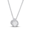 Thumbnail Image 1 of Previously Owned Diamond Necklace 1/3 ct tw Round-cut 14K White Gold 18" (I/I2)