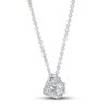 Thumbnail Image 2 of Previously Owned Diamond Necklace 1/3 ct tw Round-cut 14K White Gold 18" (I/I2)