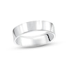 Thumbnail Image 1 of Previously Owned Men's Pipe-Cut Wedding Band 14K White Gold 6mm
