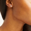 Thumbnail Image 5 of Previously Owned KAY Lab-Grown Diamonds Solitaire Stud Earrings 1-1/2 ct tw 14K White Gold (F/SI2)