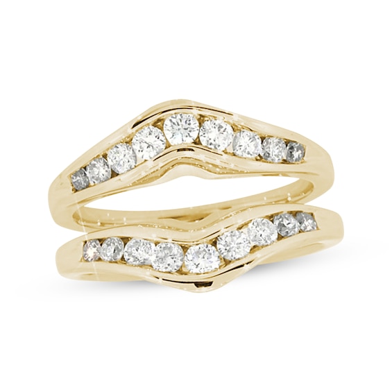 Previously Owned Diamond Wrap Ring 3/4 ct tw Round-cut 14K Yellow Gold