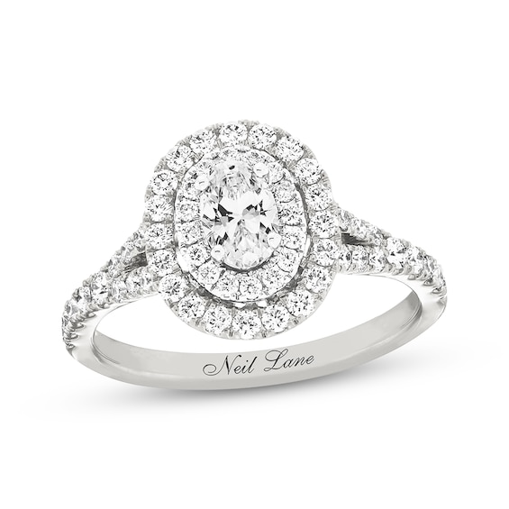 Previously Owned Neil Lane Engagement Ring 1 ct tw Diamonds 14K White Gold Size 7.5