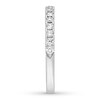 Thumbnail Image 3 of Previously Owned Neil Lane Diamond Wedding Band 3/8 ct tw 14K White Gold Size 6.75