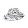 Thumbnail Image 1 of Previously Owned Neil Lane Diamond Engagement Ring 2-1/6 ct tw Cushion-cut 14K White Gold Size 6