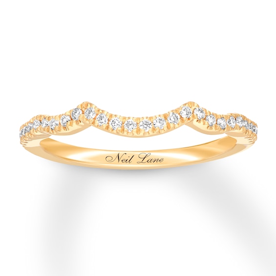 Previously Owned Neil Lane Bridal Wedding Band 1/6 ct tw Diamonds 14K Gold Size 5