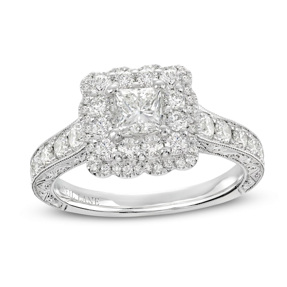 Previously Owned Neil Lane Diamond Engagement Ring 1-3/8 ct tw 14K White Gold Size 10