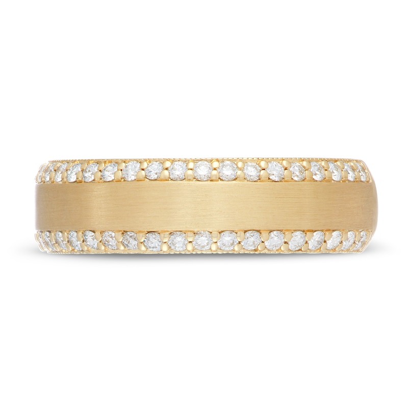 Main Image 3 of Previously Owned Neil Lane Men's Diamond Wedding Band 1/2 ct tw 14K Yellow Gold Size 14