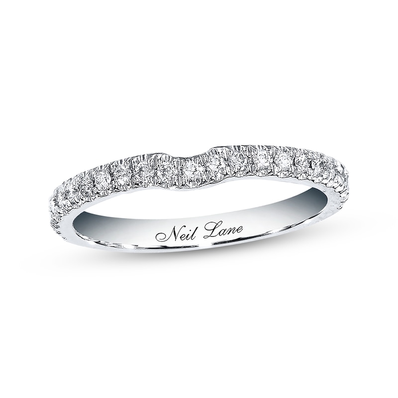 Main Image 1 of Previously Owned Neil Lane Wedding Band 1/5 ct tw Diamonds 14K White Gold Size 4.75