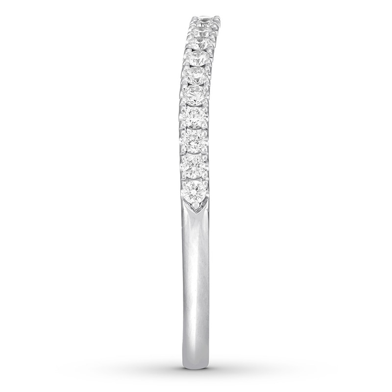 Main Image 3 of Previously Owned Neil Lane Diamond Wedding Band 1/4 ct tw 14K White Gold Size 5
