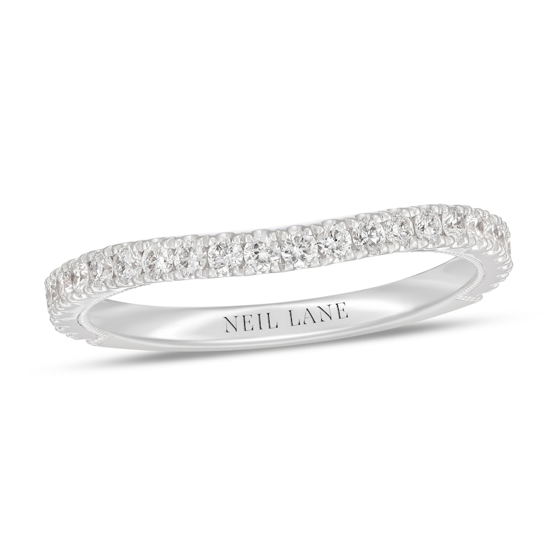 Main Image 1 of Previously Owned Neil Lane Diamond Wedding Band 3/8 ct tw 14K White Gold Size 4