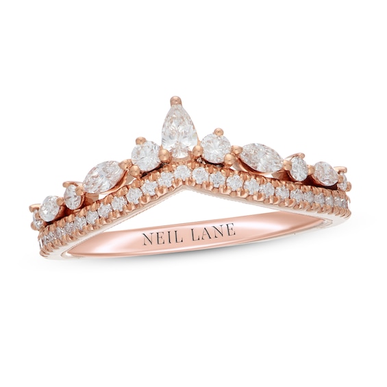 Previously Owned Neil Lane Diamond Anniversary Band 1/2 ct tw 14K Rose Gold Size 6.75