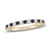 Thumbnail Image 1 of Previously Owned Neil Lane Blue Sapphire & Diamond Anniversary Ring 1/5 ct tw 14K Yellow Gold Size 9
