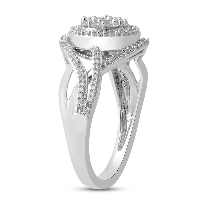 Main Image 2 of Previously Owned Diamond Ring 1/2 ct tw Round-cut 10K White Gold