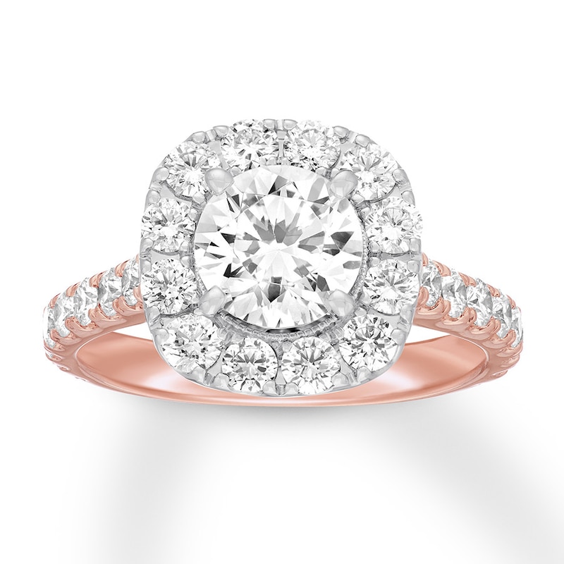 Main Image 1 of Previously Owned Neil Lane Engagement Ring 2-3/4 ct tw Diamonds 14K Rose Gold