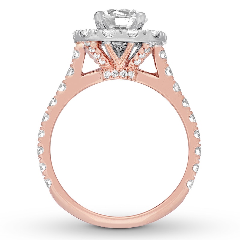 Main Image 2 of Previously Owned Neil Lane Engagement Ring 2-3/4 ct tw Diamonds 14K Rose Gold