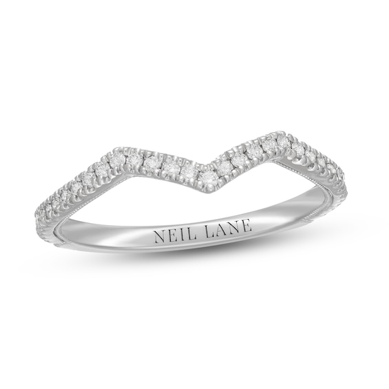 Previously Owned Neil Lane Diamond Wedding Band 1/ ct tw Round-Cut 14K White Gold