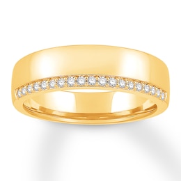 Previously Owned Men's Diamond Band 1/5 ct tw 14K Yellow Gold