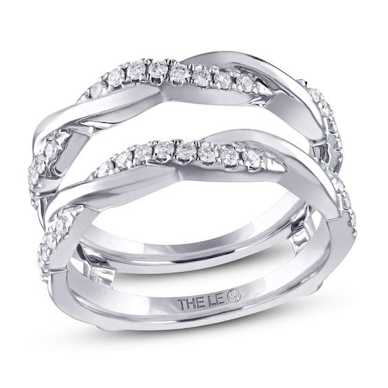 Previously Owned THE LEO Diamond Wrap Ring 3/8 ct tw Round-cut 14K White Gold Size 6