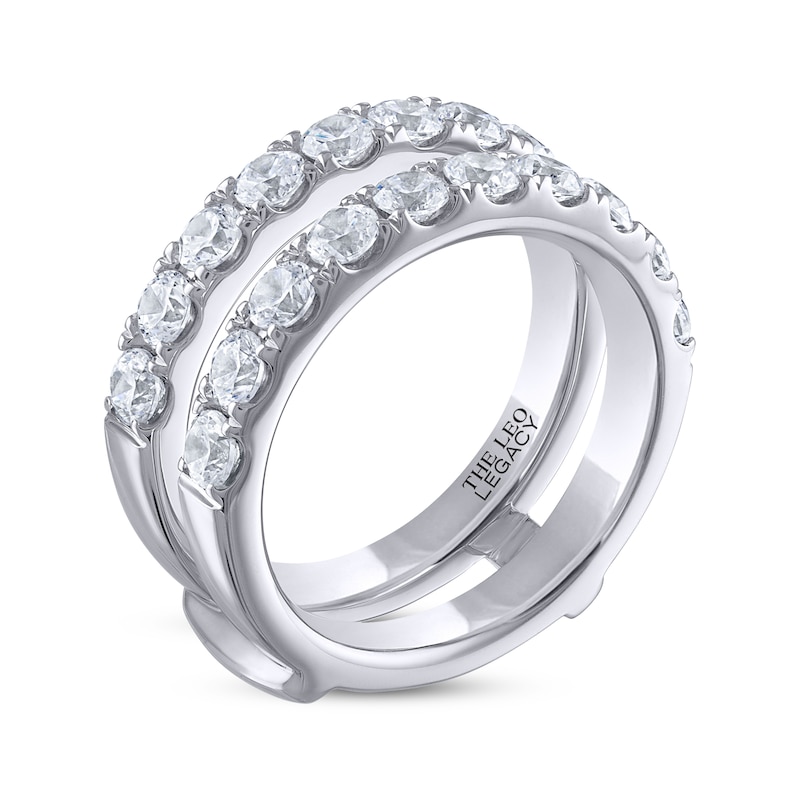 Main Image 2 of Previously Owned THE LEO Legacy Lab-Grown Diamond Enhancer Ring 2 ct tw 14K White Gold